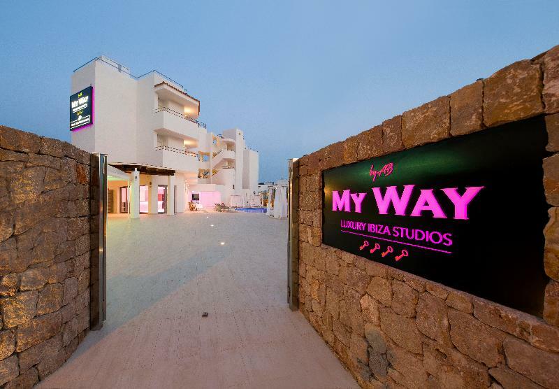 My Way Luxury Ibiza Hotel Playa d'en Bossa Bagian luar foto